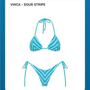 Vinca Sour stripe Triangl Bikini